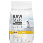 Hrană uscată pentru câini Raw Paleo Ultra Turkey Mini Adult 2kg