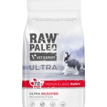 Hrană uscată pentru câini Raw Paleo Ultra Beef Medium&Large Puppy 10kg