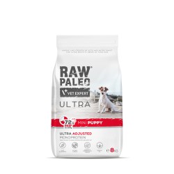 Hrană uscată pentru câini Raw Paleo Ultra Beef Mini Puppy 8kg Hrană uscată pentru câini Raw Paleo Ultra Beef Mini Puppy 8kg