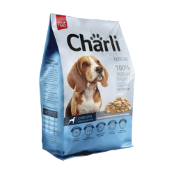 Hrana uscata pentru caini adulti, CHARLI, carne, 500G Hrana uscata pentru caini adulti, CHARLI, carne, 500G