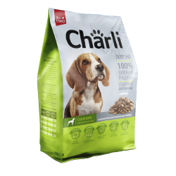 Hrana uscata pentru caini adulti CHARLI, carne mix, 2.5KG Hrana uscata pentru caini adulti CHARLI, carne mix, 2.5KG
