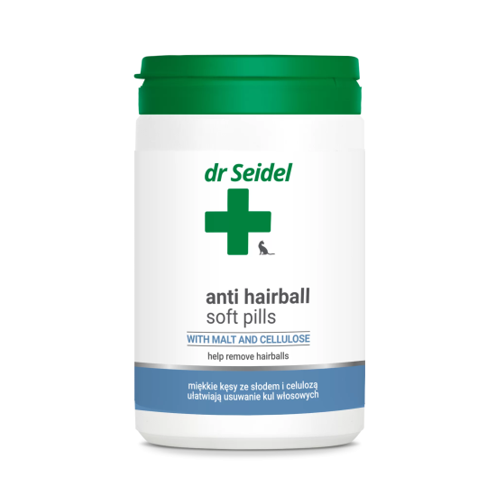 Dr Seidel Anti Hairball Softpills pentru prevenirea ghemurilor de păr la pisici