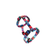 20801499 URBANSTYLE Jazz Stripes Cat ECO SET (harness & leash)