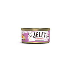 Recompensă umedă pentru pisici adulte Mr. Bandit Jelly, pui și vită, 80g Recompensă umedă pentru pisici adulte Mr. Bandit Jelly, pui și vită, 80g