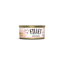 Recompensă umedă pentru pisici adulte Mr. Bandit Fillet, pui și miel, 80g Recompensă umedă pentru pisici adulte Mr. Bandit Fillet, pui și miel, 80g