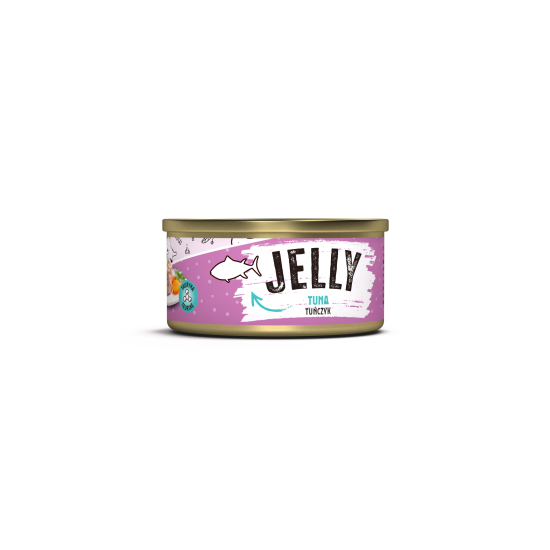 Recompensă umedă pentru pisici adulte Mr. Bandit Jelly, ton, 80g Recompensă umedă pentru pisici adulte Mr. Bandit Jelly, ton, 80g