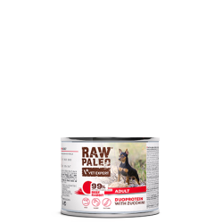 Hrană umedă pentru câini, adult, Raw Paleo Duo Protein, vită și iepure, 200g Hrană umedă pentru câini, adult, Raw Paleo Duo Protein, vită și iepure, 200g
