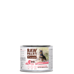 Hrană umedă pentru câini, adult, Raw Paleo Duo Protein, Porc cu Miel și Broccoli, 200g Hrană umedă pentru câini, adult, Raw Paleo Duo Protein, Porc cu Miel și Broccoli, 200g