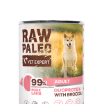 Hrană umedă pentru câini, adult, Raw Paleo Duo Protein, Porc cu Miel și Broccoli , 400g Hrană umedă pentru câini, adult, Raw Paleo Duo Protein, Porc cu Miel și Broccoli , 400g