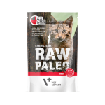 Hrana umeda pentru pisici, RAW PALEO CAT, STERILISED, carne de vita, 100 g