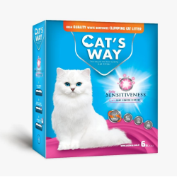 Nisip pentru litiera BENTONITA, CAT'S WAY, Baby Powder, 6L Nisip pentru litiera BENTONITA, CAT'S WAY, Baby Powder, 6L