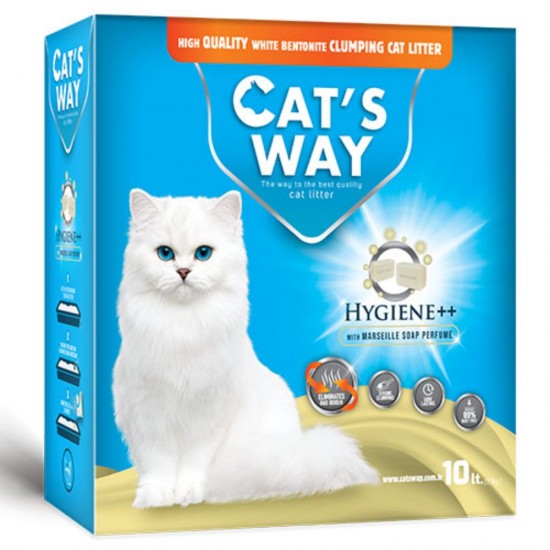 Bentonită Albă cu Cristale Parfumate CAT’S WAY