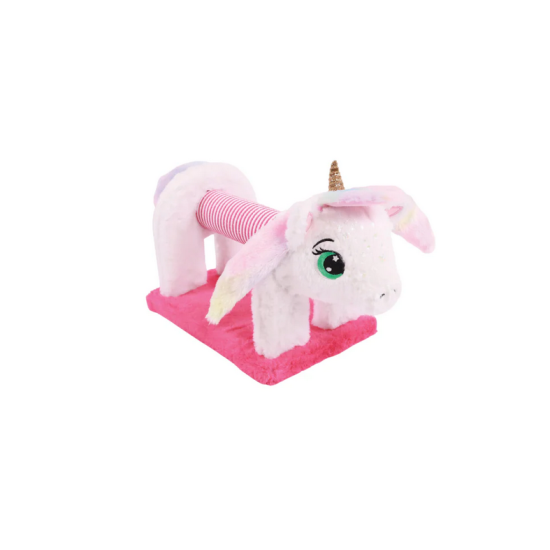 Unicorn – scratcher colorat pentru pisici MASCARADE 20643599 45 x 18.5 x 28 cm