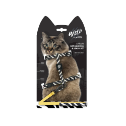 Ham și lesă pentru pisici M-PETS Wild Safari Set 20801799 Ham și lesă pentru pisici M-PETS Wild Safari Set 20801799