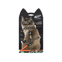 20801899 WILD Jungle Cat Harness & Leash Set – ham ajustabil cu lesă pentru pisici 20801899 WILD Jungle Cat Harness & Leash Set – ham ajustabil cu lesă pentru pisici