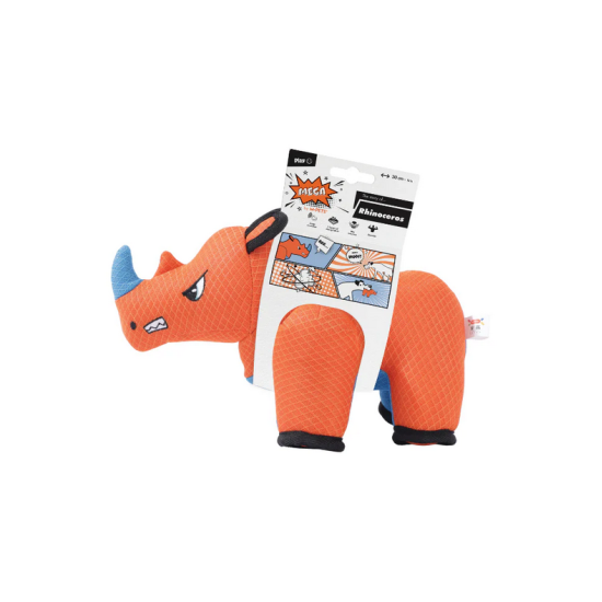 Jucărie rezistentă pentru câini M-PETS MEGA Rhinoceros cu squeaker 10671599