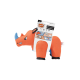 Jucărie rezistentă pentru câini M-PETS MEGA Rhinoceros cu squeaker 10671599