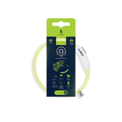 Zgardă LED reîncărcabilă pentru câini M-PETS FLASH Green 10855399 S Zgardă LED reîncărcabilă pentru câini M-PETS FLASH Green 10855399 S