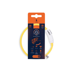 Zgardă LED reîncărcabilă pentru câini M-PETS FLASH Orange10855499 S Zgardă LED reîncărcabilă pentru câini M-PETS FLASH Orange10855499 S