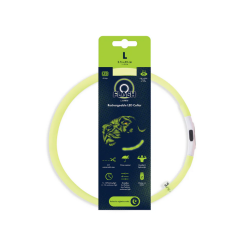Zgardă LED reîncărcabilă pentru câini M-PETS FLASH Green 10855799 L Zgardă LED reîncărcabilă pentru câini M-PETS FLASH Green 10855799 L