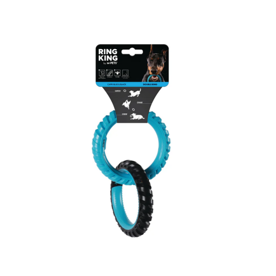 10660299 RING KING Capri Blue & Black Double