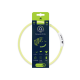 zgardă LED reîncărcabilă pentru câini M-PETS FLASH Green USB cod produs