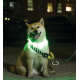 Zgardă LED reîncărcabilă pentru câini M-PETS FLASH Green 10855799 L