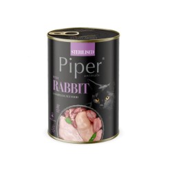 Hrana umeda pentru pisici, Piper Cat Sterilised, carne de iepure, 400 g