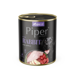 Hrana umeda pentru caini PIPER DOG, iepure si mar, 800g Hrana umeda pentru caini PIPER DOG, iepure si mar, 800g