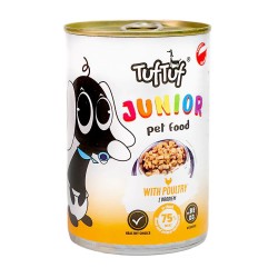 Hrană umedă TUF TUF Junior Puppy Pasăre - 415G