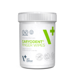 Șervețele pentru igiena orală, aplicabile pe deget Caryodent VetExpert, 50 buc