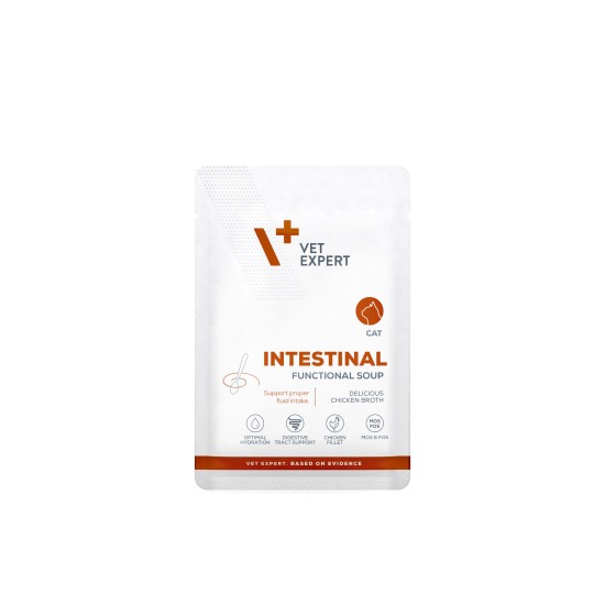 Vet Expert Functional Cat Soup Intestinal 40 g – supă funcțională hidratantă pentru pisici
