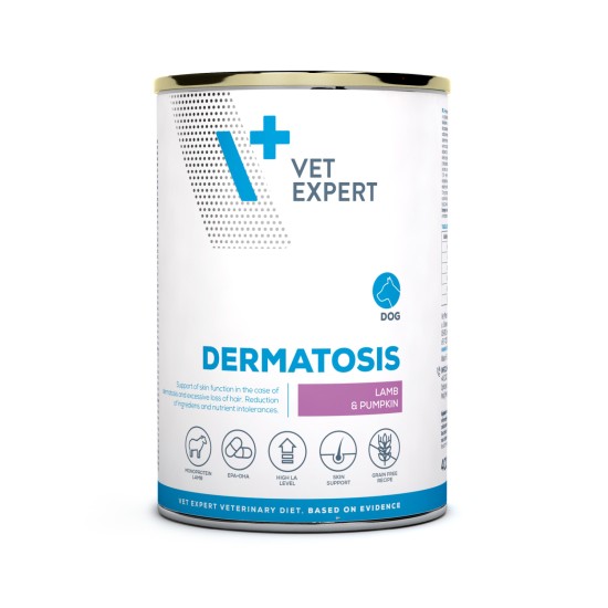 Vet Expert Dermatosis Câini Miel și Dovleac 400g