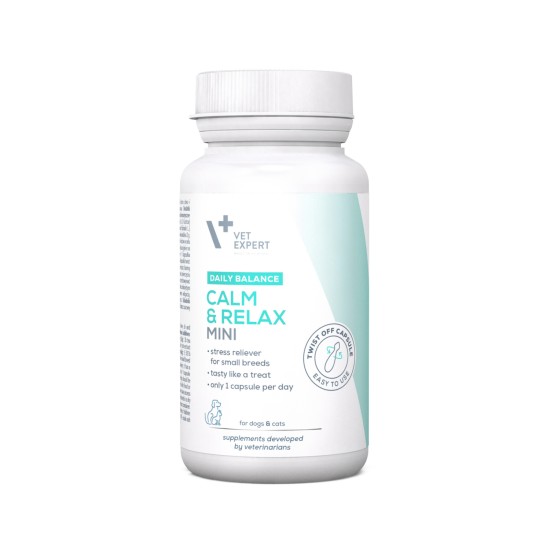 Vet Expert Calm & Relax MINI supliment antistres câini mici și pisici
