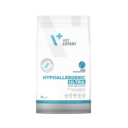 Vet Expert Hypoallergenic Ultra - Hrană uscată hidrolizată pentru alergii severe, 8 kg