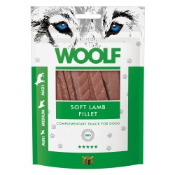 Recompense pentru câini WOOLF, file moi de miel, 100 g