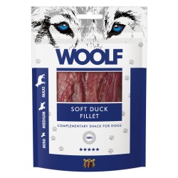 Recompense pentru câini WOOLF, file moi de rață, 100 g