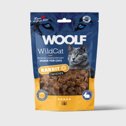 Recompense pentru pisici cu iepure și cod Woolf WildCat, 50 g