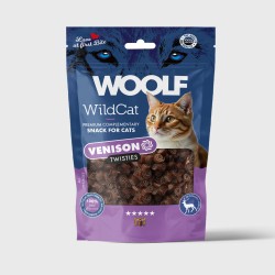 Recompense pentru pisici cu vânat și cod Woolf WildCat, 50 g
