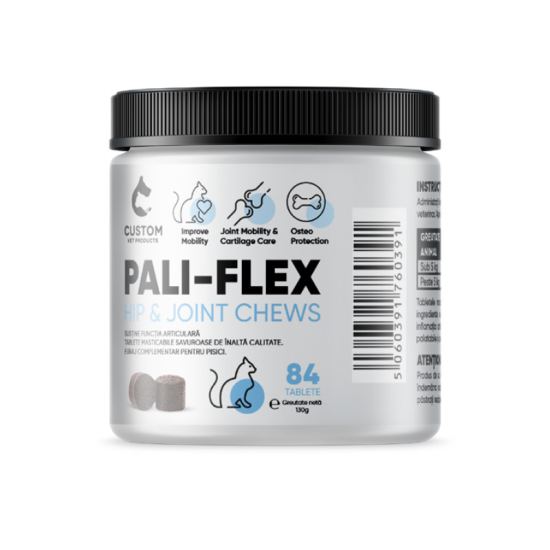Tablete masticabile care combat durerea și inflamatia articulatiilor la pisici, Pali-Flex Cat, 84 tablete Tablete masticabile care combat durerea și inflamatia articulatiilor la pisici, Pali-Flex Cat, 84 tablete