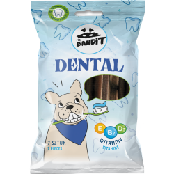Recompense pentru caini Mr. Bandit DENTAL STICKS, 7 buc