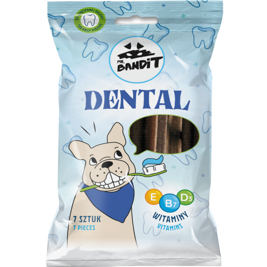Recompense pentru caini Mr. Bandit DENTAL STICKS, 7 buc Recompense pentru caini Mr. Bandit DENTAL STICKS, 7 buc