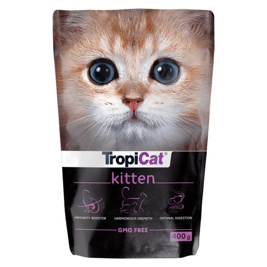 Hrana uscata pentru pisici junior TROPICAT KITTEN, 400g Hrana uscata pentru pisici junior TROPICAT KITTEN, 400g