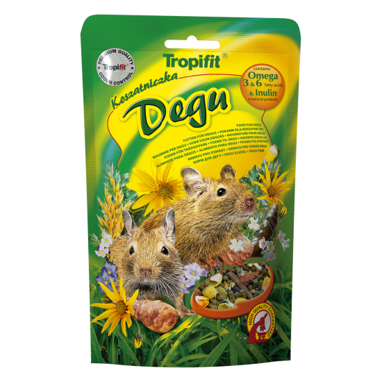 Hrana pentru veverinte Tropifit Premium Degu, 400 g Hrana pentru veverinte Tropifit Premium Degu, 400 g