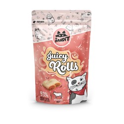 Recompense pentru pisici Mr. Bandit CAT Juicy Rolls, pui si vita, 40 g Recompense pentru pisici Mr. Bandit CAT Juicy Rolls, pui si vita, 40 g