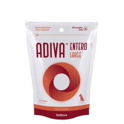 Hrana complementara pentru procesele digestive și intestinale, Adiva Entero Large, VetNova, 40 chew, 1140 mg Hrana complementara pentru procesele digestive și intestinale, Adiva Entero Large, VetNova, 40 chew, 1140 mg
