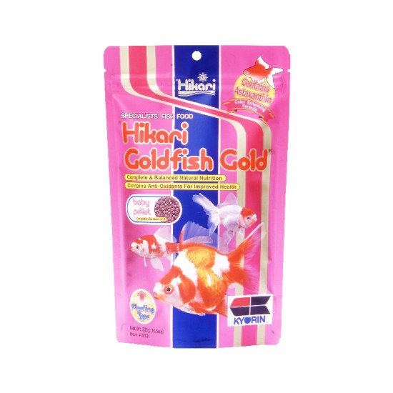 Dieta zilnica pentru pesti Koi, HIKARI GOLD BABY, 100g Dieta zilnica pentru pesti Koi, HIKARI GOLD BABY, 100g