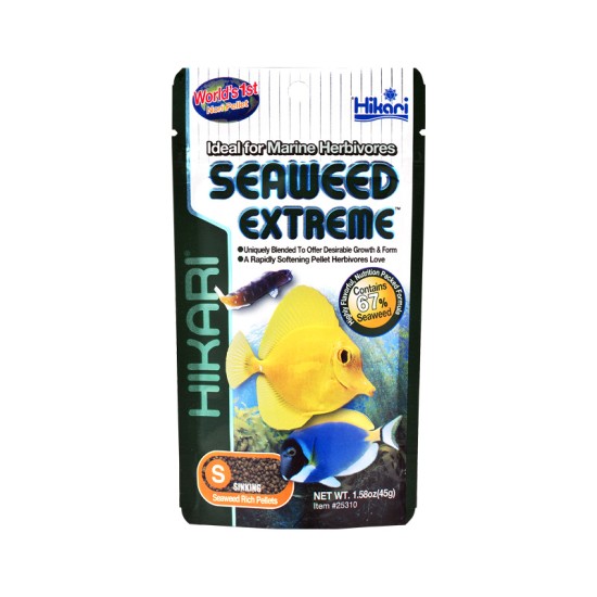 Hrana pentru pesti marini, HIKARI MARINE SEAWEED EX SMALL PELLETS, 45g Hrana pentru pesti marini, HIKARI MARINE SEAWEED EX SMALL PELLETS, 45g
