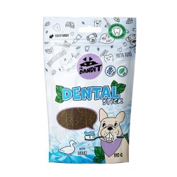 Recompense pentru caini Mr. Bandit DENTAL STARS, rata, 110g Recompense pentru caini Mr. Bandit DENTAL STARS, rata, 110g