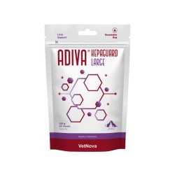 Tablete masticabile pentru sustinerea functiei hepatice, talie mare, ADIVA® Hepaguard Chews, VetNova, 30 Tablete masticabile pentru sustinerea functiei hepatice, talie mare, ADIVA® Hepaguard Chews, VetNova, 30